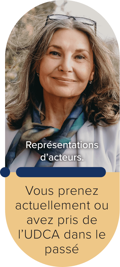 Vous prenez actuellement ou avez pris de l’UDCA dans le passé.